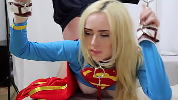 Viva Athena/Candy White “Supergirl-Batgirl” 3some Cuntfuck Cocksuck Pussylick Cum