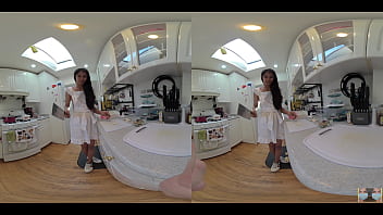Cooking in VR with Viva Athena in an apron