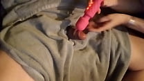 3 cock rings, a vibrator and an orgasm